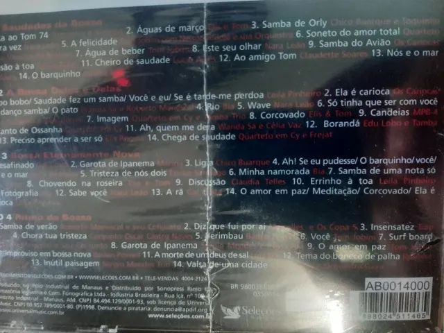CD Duplo Bossa Nova Novo Lacrado  - Foto 2