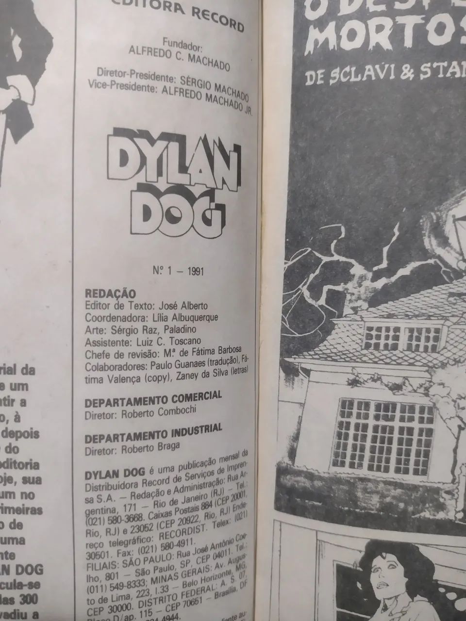 Dylan Dog número 1 (editora Record -1991) - Foto 3