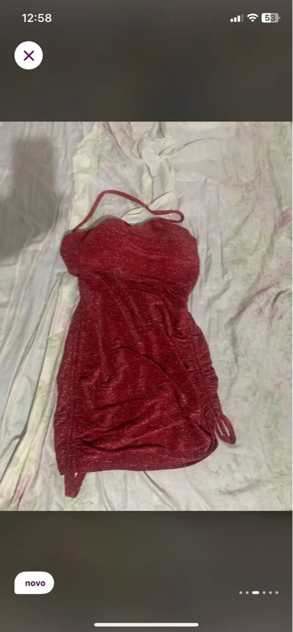 combo de roupas!Conjunto de Cropped e Saia Branca em Renda - Foto 5