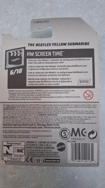 Hot Wheels - The Beatles Yellow Submarine - Foto 2