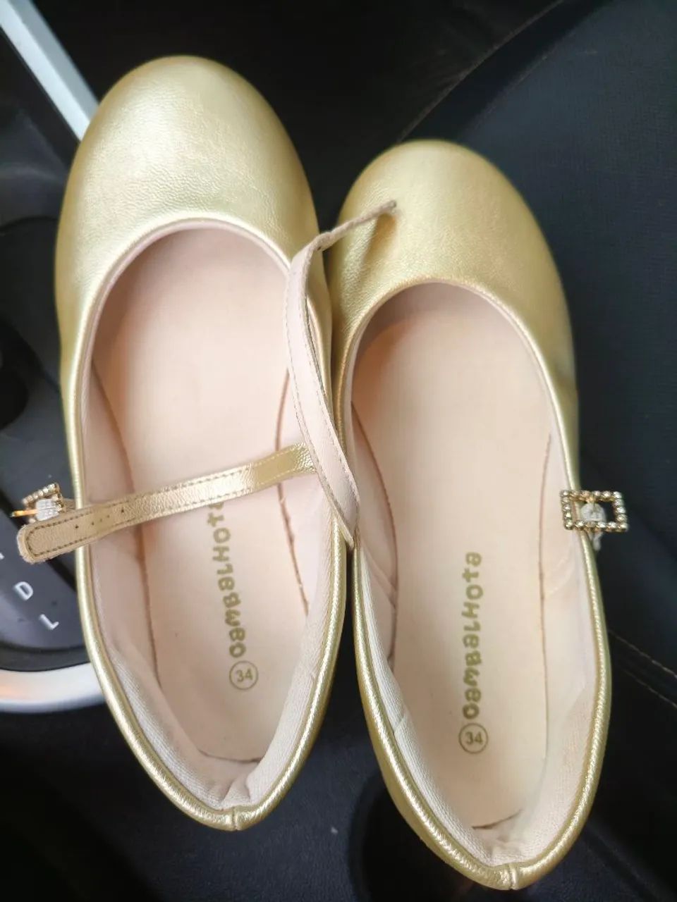 Sapatilha Dourada Infantil Sale Sapatilha Molekinha Infantil