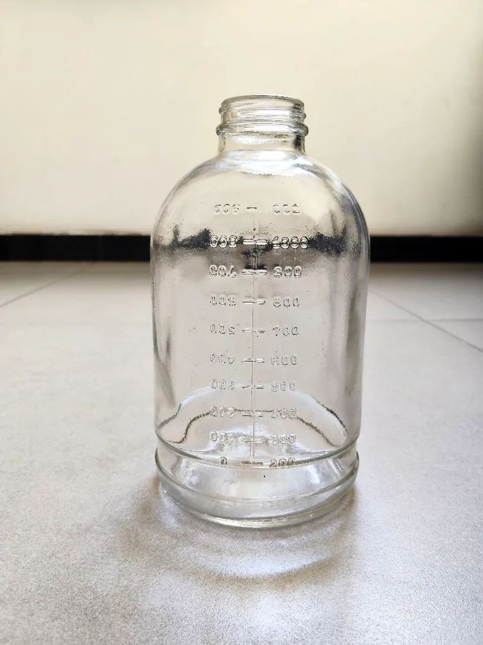 Frasco / Garrafa de Vidro Baxter