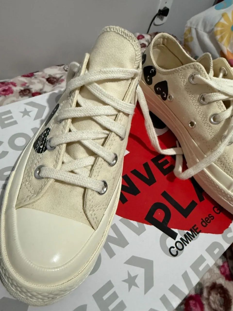 Converse All Star + Comme des Garçons Tamanho 34 - Foto 2