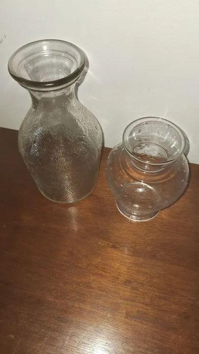 Jogo de Vasos Decorativos de Vidro