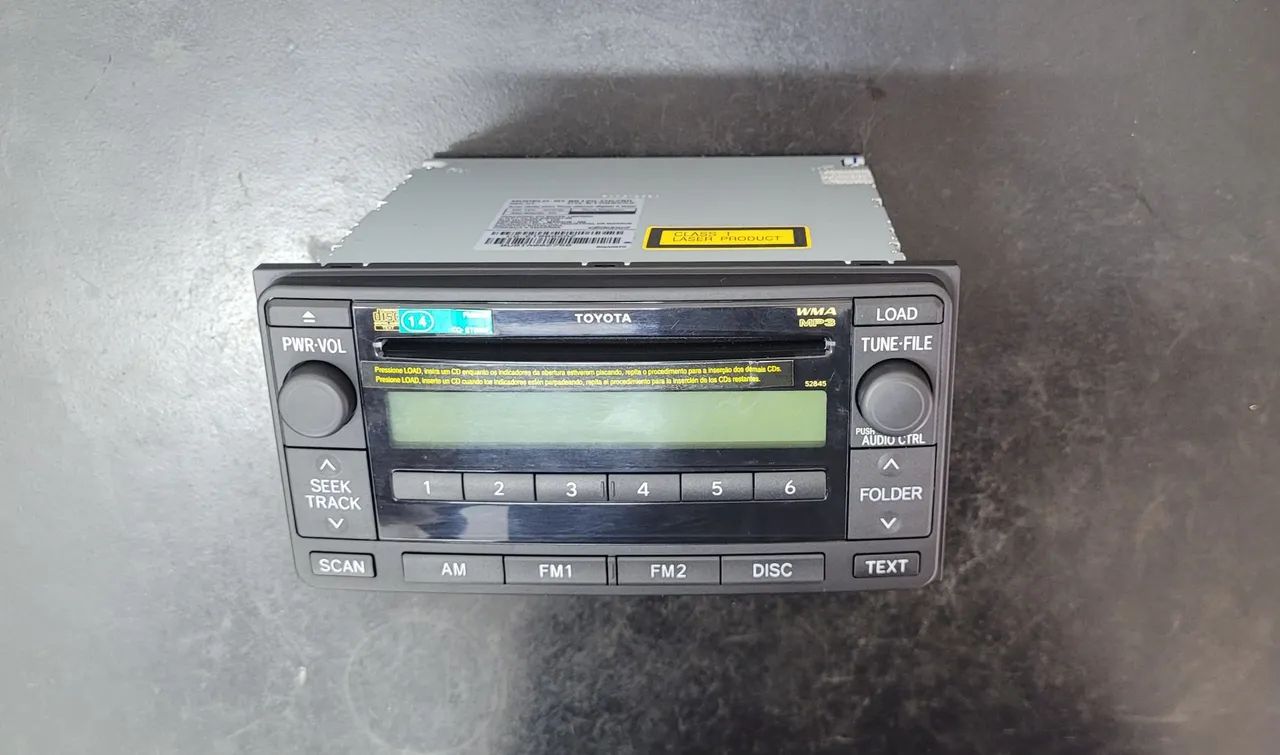 Rádio CD Toyota Hilux / Sw4 2008/2012 Original (novo)