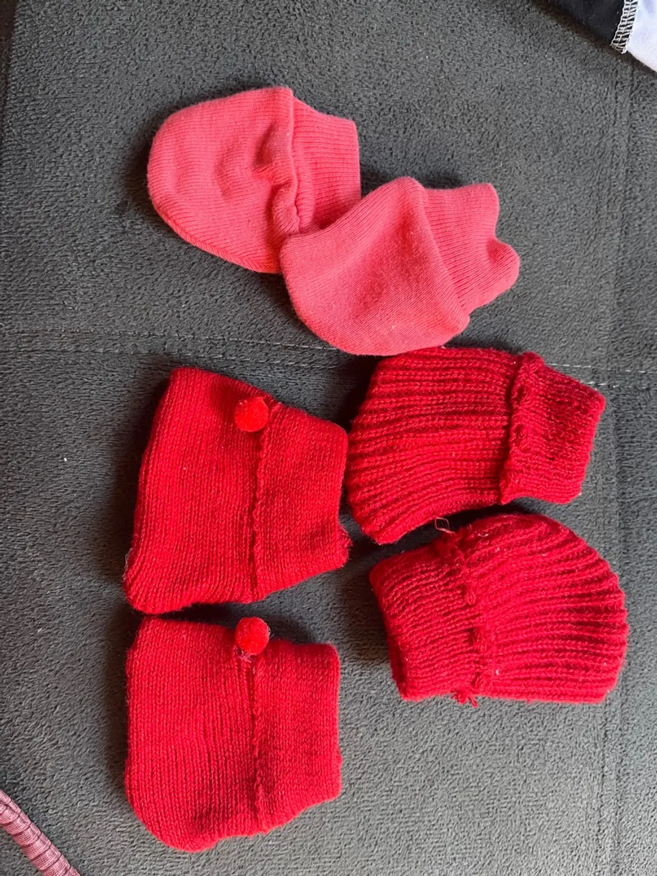 Luvas e Meias de Bebê - Kit Cores