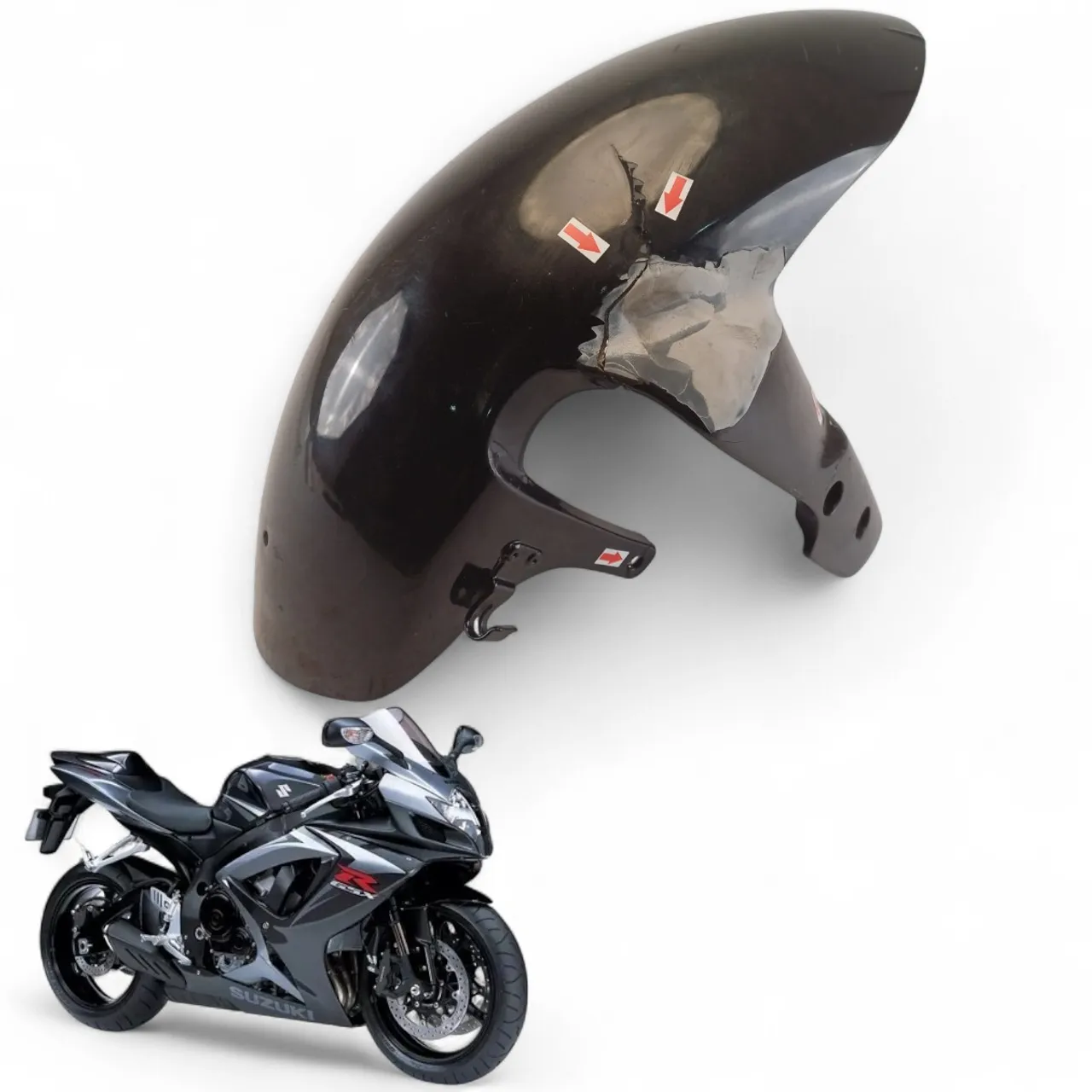 Para-lamas Dianteiro Suzuki Srad 750 2007 2008 2009 2010