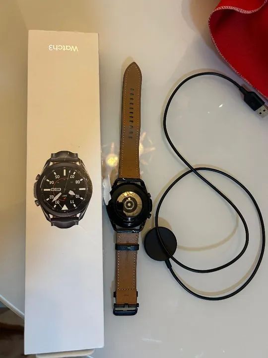 Smartwatch Samsung Galaxy Watch 3 LTE Preto 45mm 8GB - Foto 3