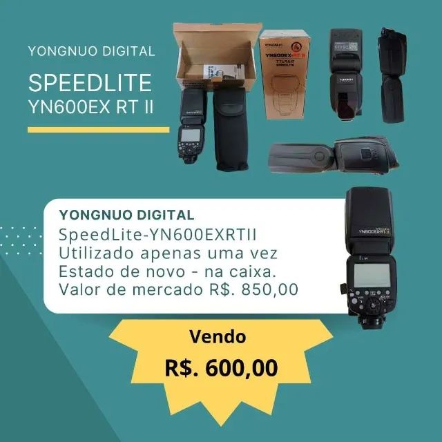 Yongnuo Digital SpeedLite - YN600EXRTII
