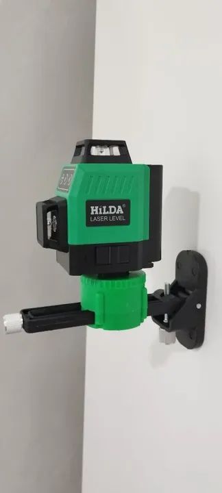 Nível a Laser Profissional Recarregável com Auto Nivelamento - Kit Completo NOVO!