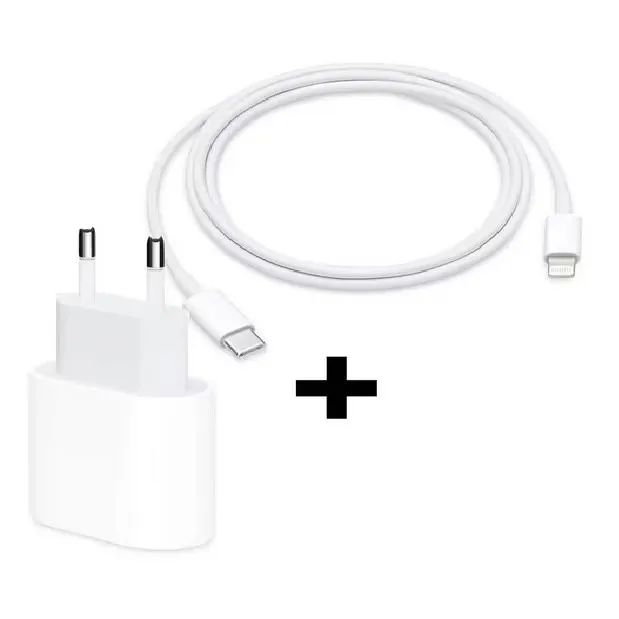Carregador Apple USB-C 20W + Cabo Lightning | Completo - Foto 3