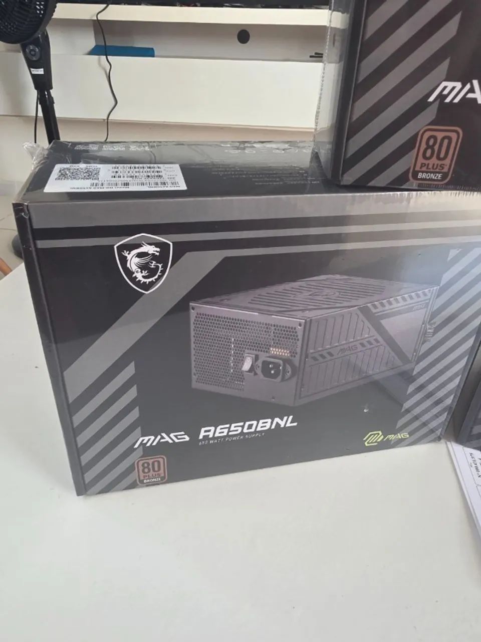 FONTE 650w MSI Nova Lacrada com Garanita e Nota Fiscal - Foto 5