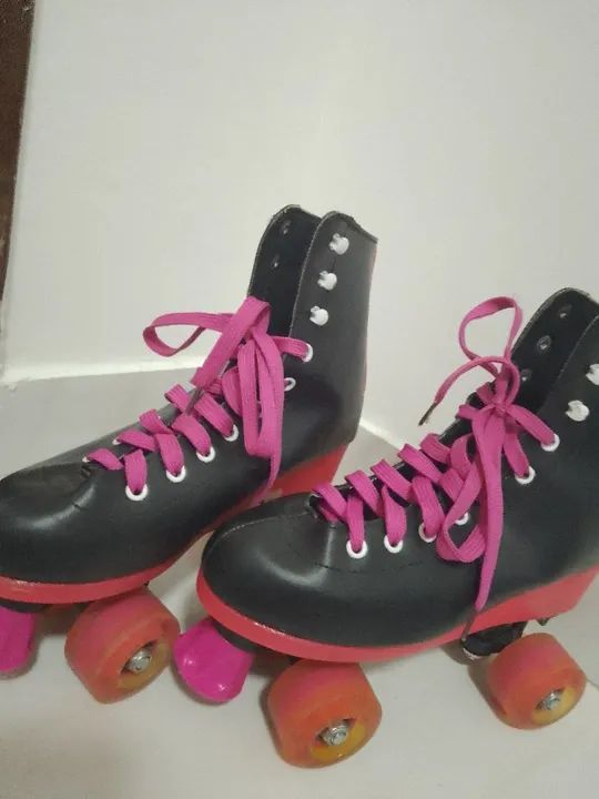 Patins clássico com led seminovo - Foto 2