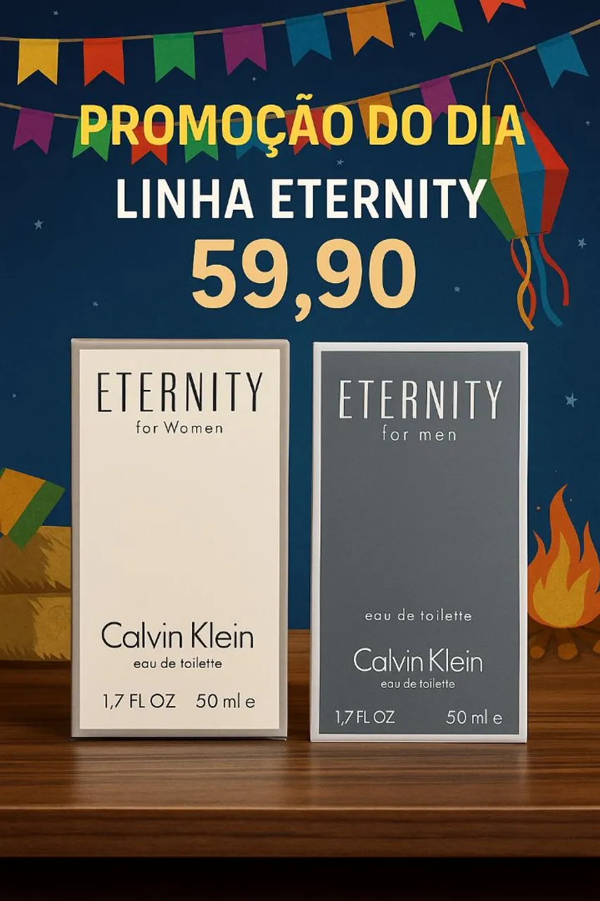 Eternity Calvin Klein - Promoção do Dia!
