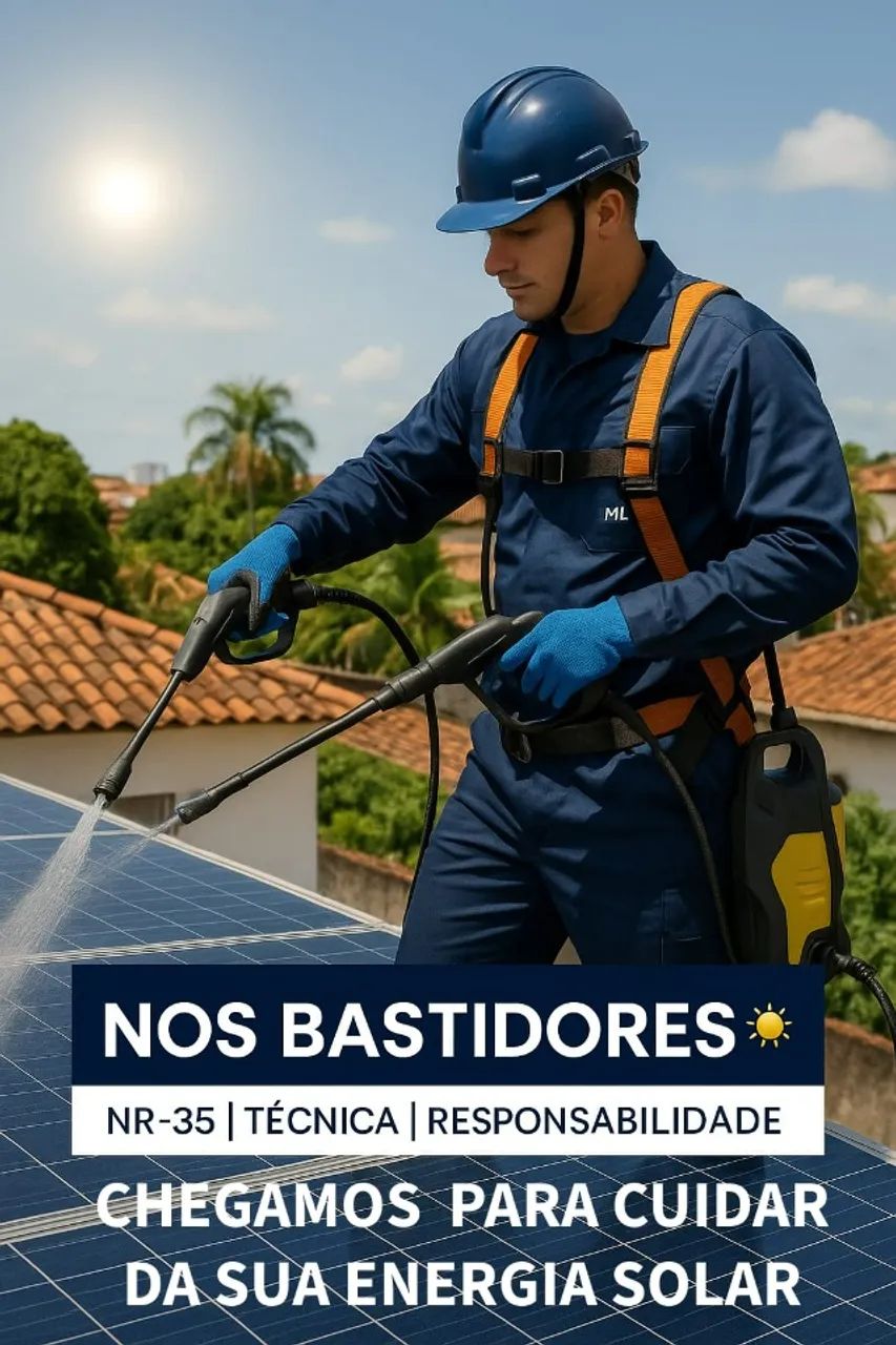 FAÇO LIMPEZA DE PLACAS SOLARES - Foto 2
