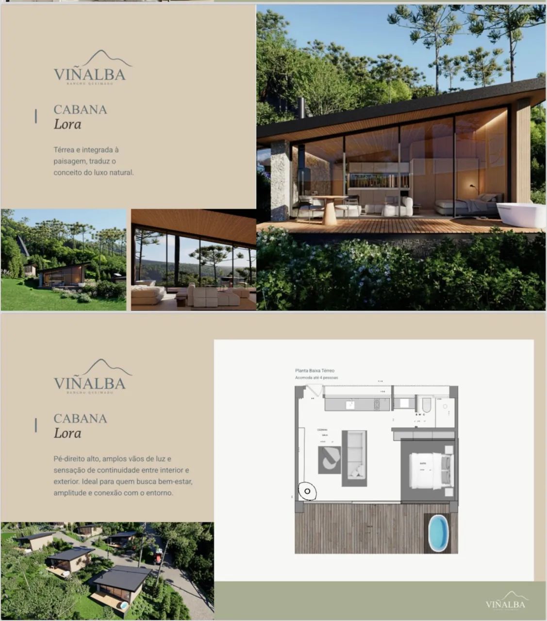 Cabanas condomínio rancho queimado sitio  - Foto 3