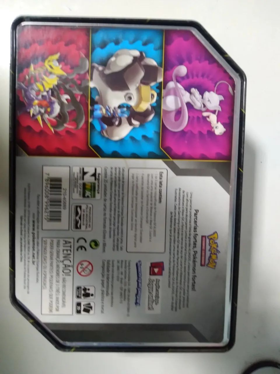 BARALHO DE CARTAS POKEMON +LATA POKEMON - Foto 3