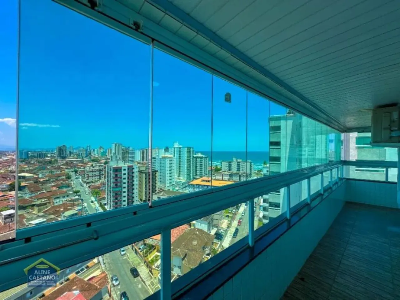 Caiçara Vista Mar - Apto 03 dorms, 02 vagas c/ vista 765 mil