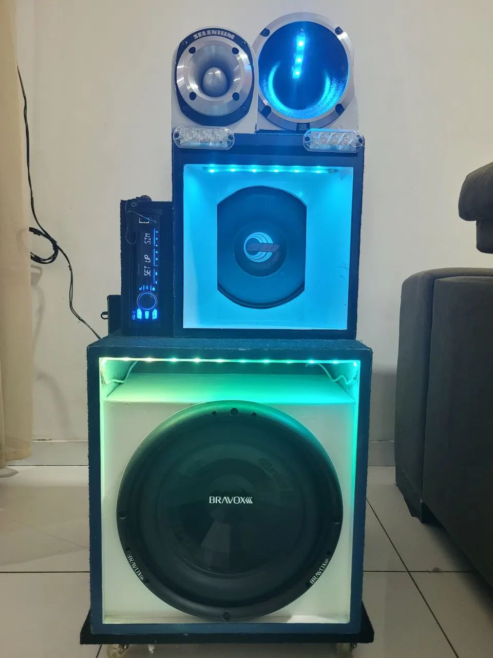 Caixa bob top , som automotivo. - Foto 4