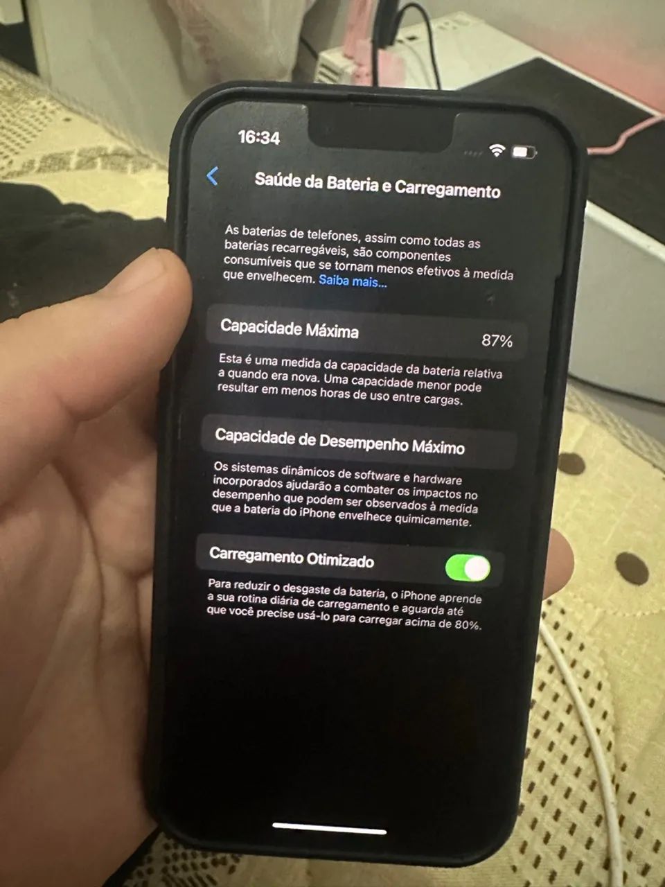 iPhone 13 azul 128 excelente estado  - Foto 4