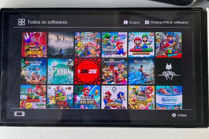 Nintendo Switch Oled (512gb) desbloqueado!! ESTADO DE NOVO - Foto 5