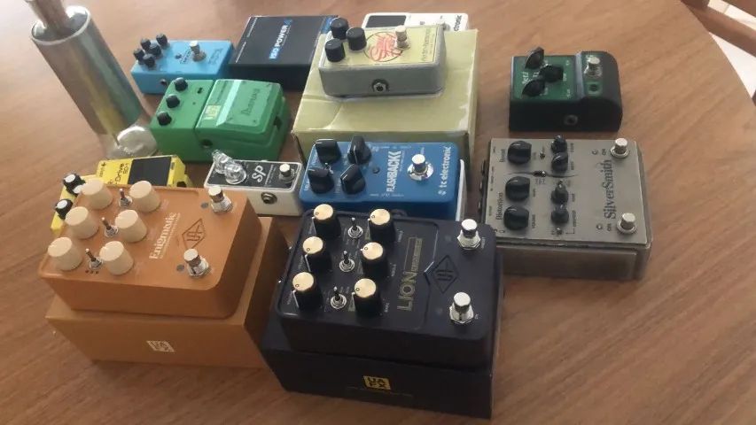  Feirinha de pedais MXR, BOSS, NIG, NUX, Universal Audio (UAD) Lion e Enigmatic - Foto 2