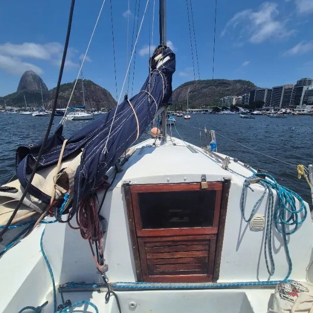 Veleiro Atoll 23 pés + poita Botafogo Perfeito - Foto 9