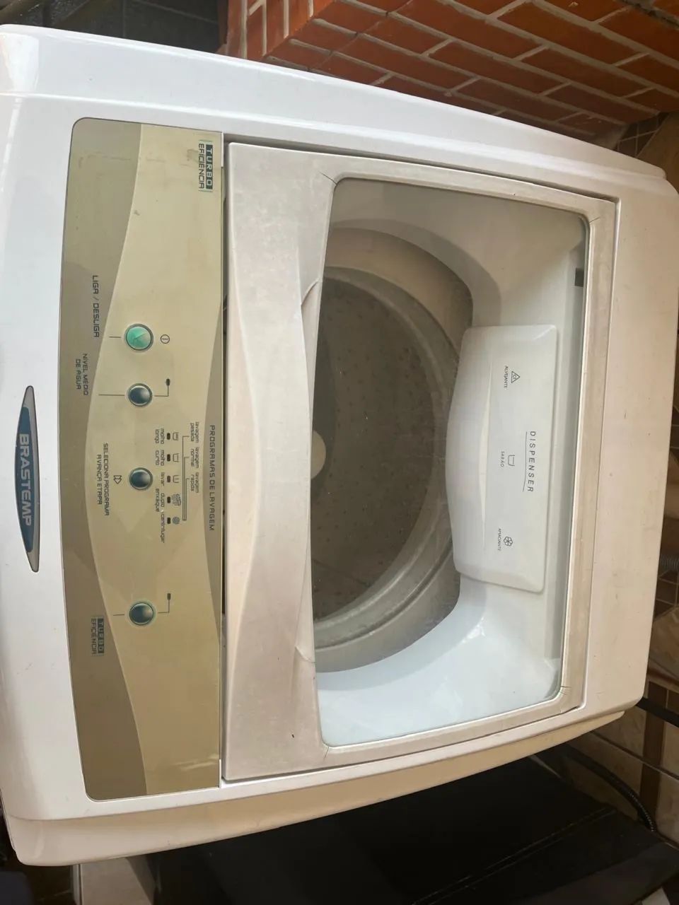 Máquina de Lavar Brastemp 8kg - Funcionando Perfeitamente 127V Branca - Foto 4