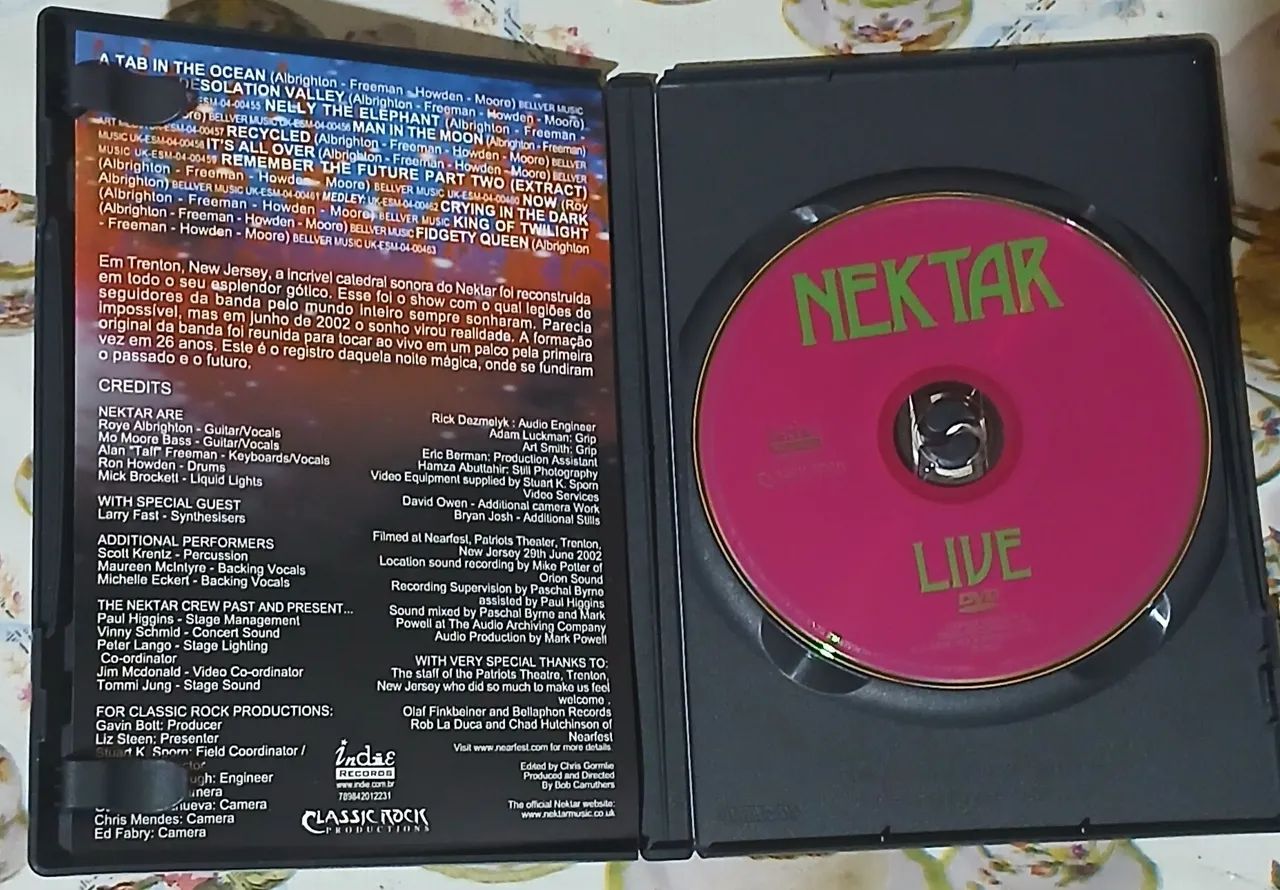 Dvd Nektar - Live (Rock Progressivo) - Foto 3