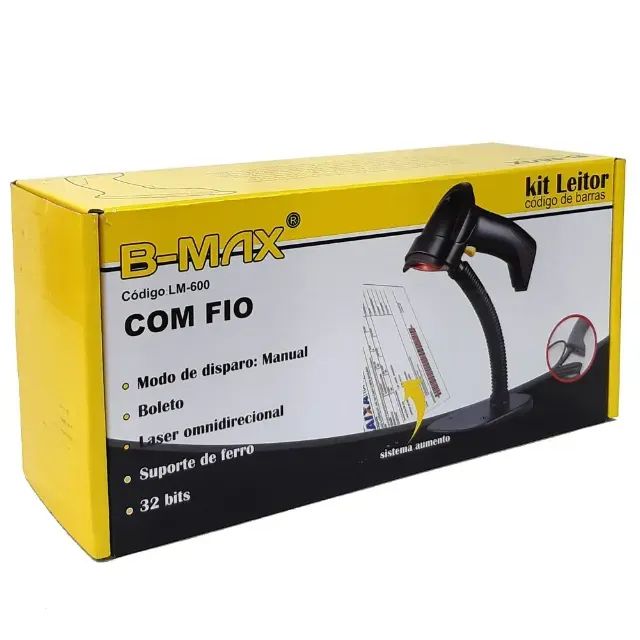 Leitor de Código de Barras com Suporte com Fio - Foto 3