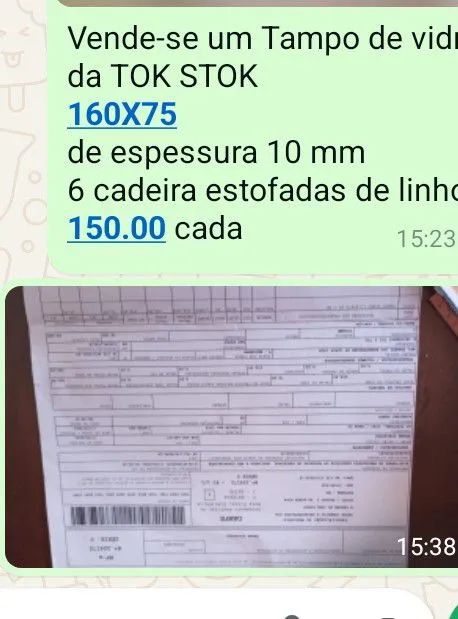 Vendo tampo de mesa de vidro  - Foto 2