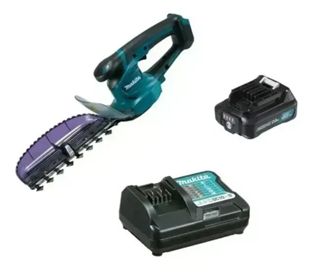 Aparador Cerca Viva 12v Uh201 Com Bateria E Carregador Makita