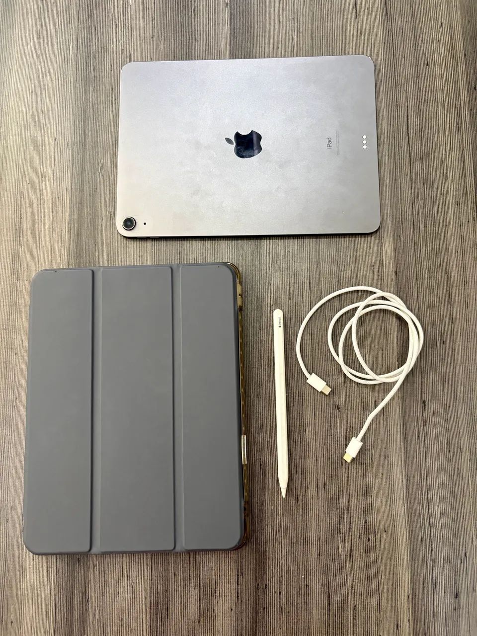 iPad本体 iPad Air4 64GB Apple Pencil2 iPad Air 4 64GB + Apple Pencil 2 + Capa + Película - Completo