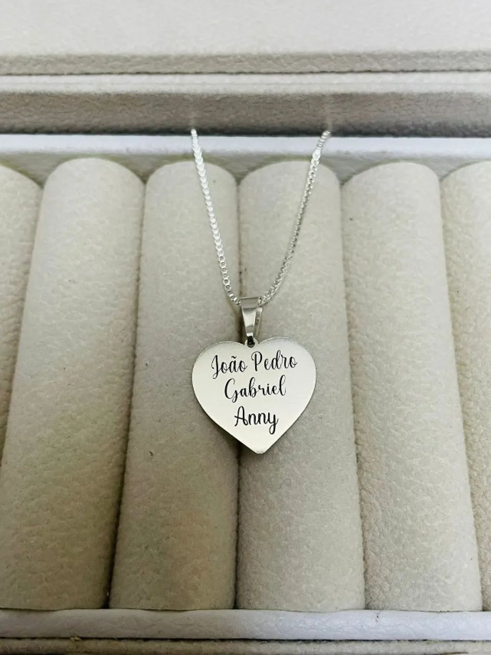 Colares personalizados em prata 925 ou aço inox