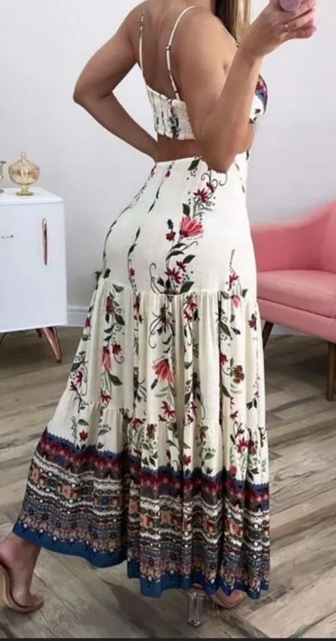 Vestido longo FARM - Foto 2