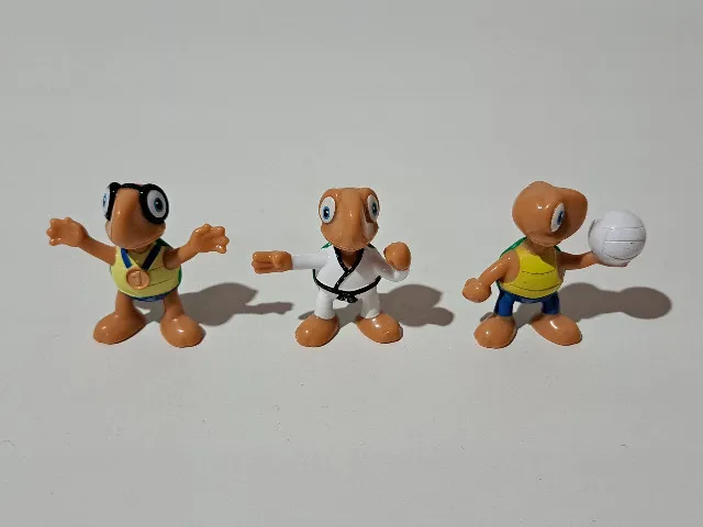 Miniaturas Esportes Tortuguita Arcor - Lote com 03
