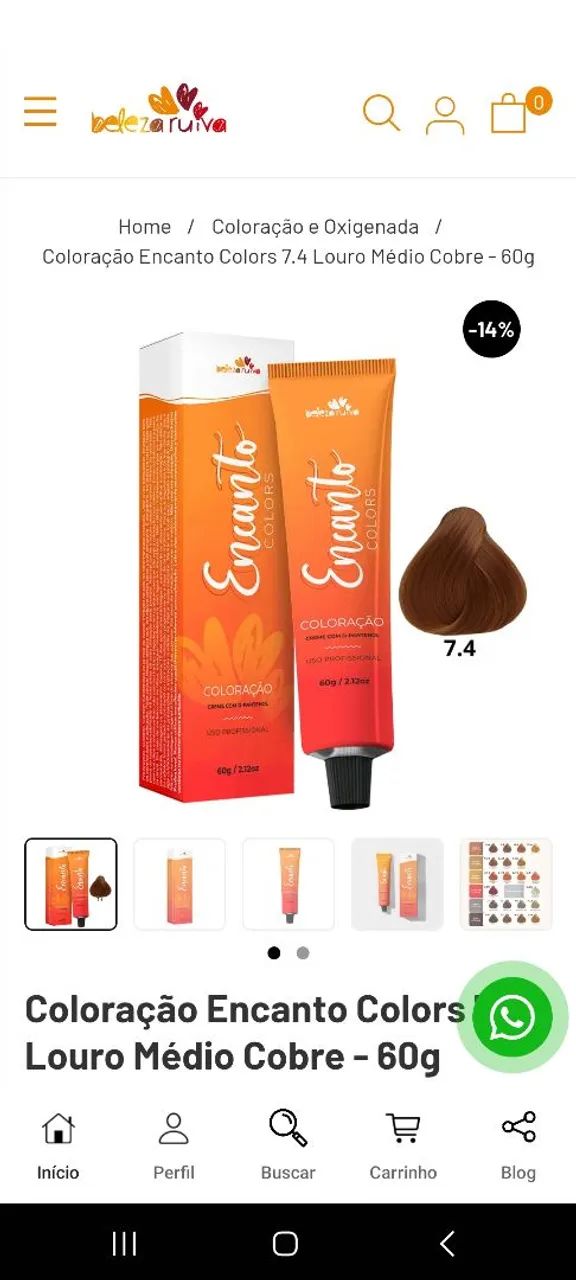 VENDO TINTA E OX PROFISSIONAL63824613852291120