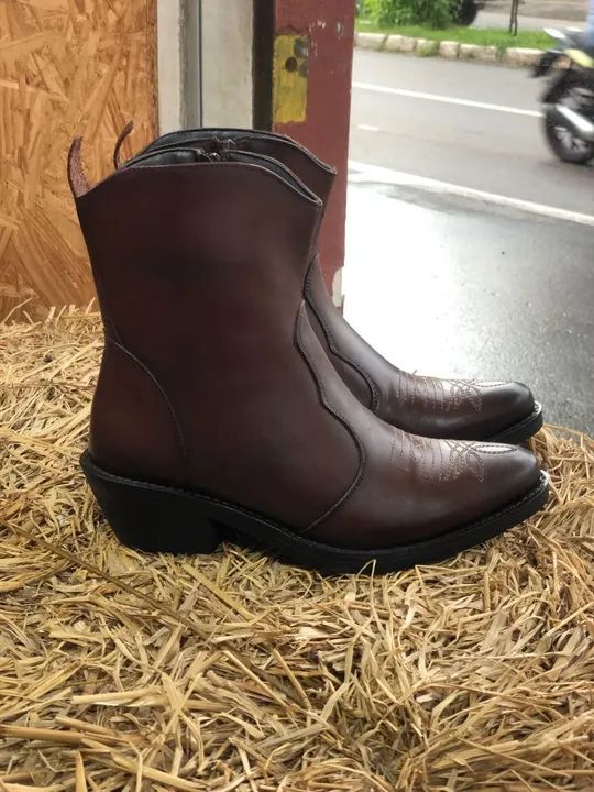 Bota Manutt Masculina Texas Naturale Pinhão Ref-99001. NOVA - Foto 3