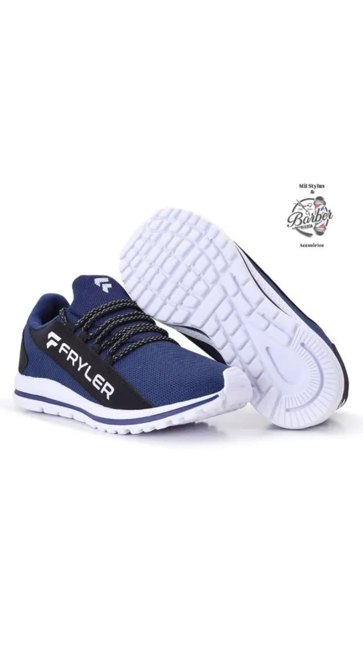 Tênis Fryler Azul Esportivo Confortável