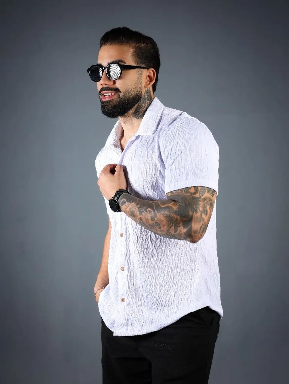 CAMISA BOTÃO TRICÔ ? - Foto 2