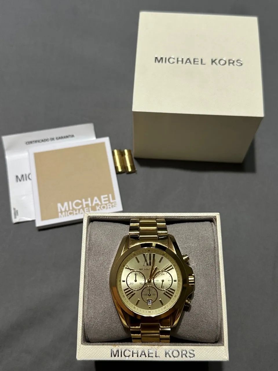 Relógio Michael Kors Dourado - Original - Foto 2