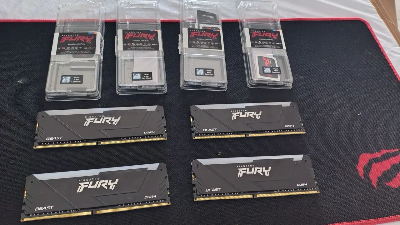32GB 4x8  Fury Beast RGB 3200Mhz 