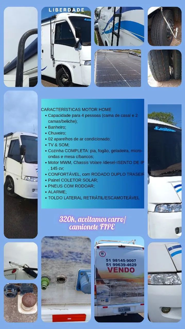 MOTORHOME - EXCELENTE (de tudo) - Foto 7