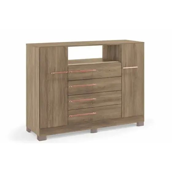 Cômoda 4 gavetas 2 portas - Foto 5