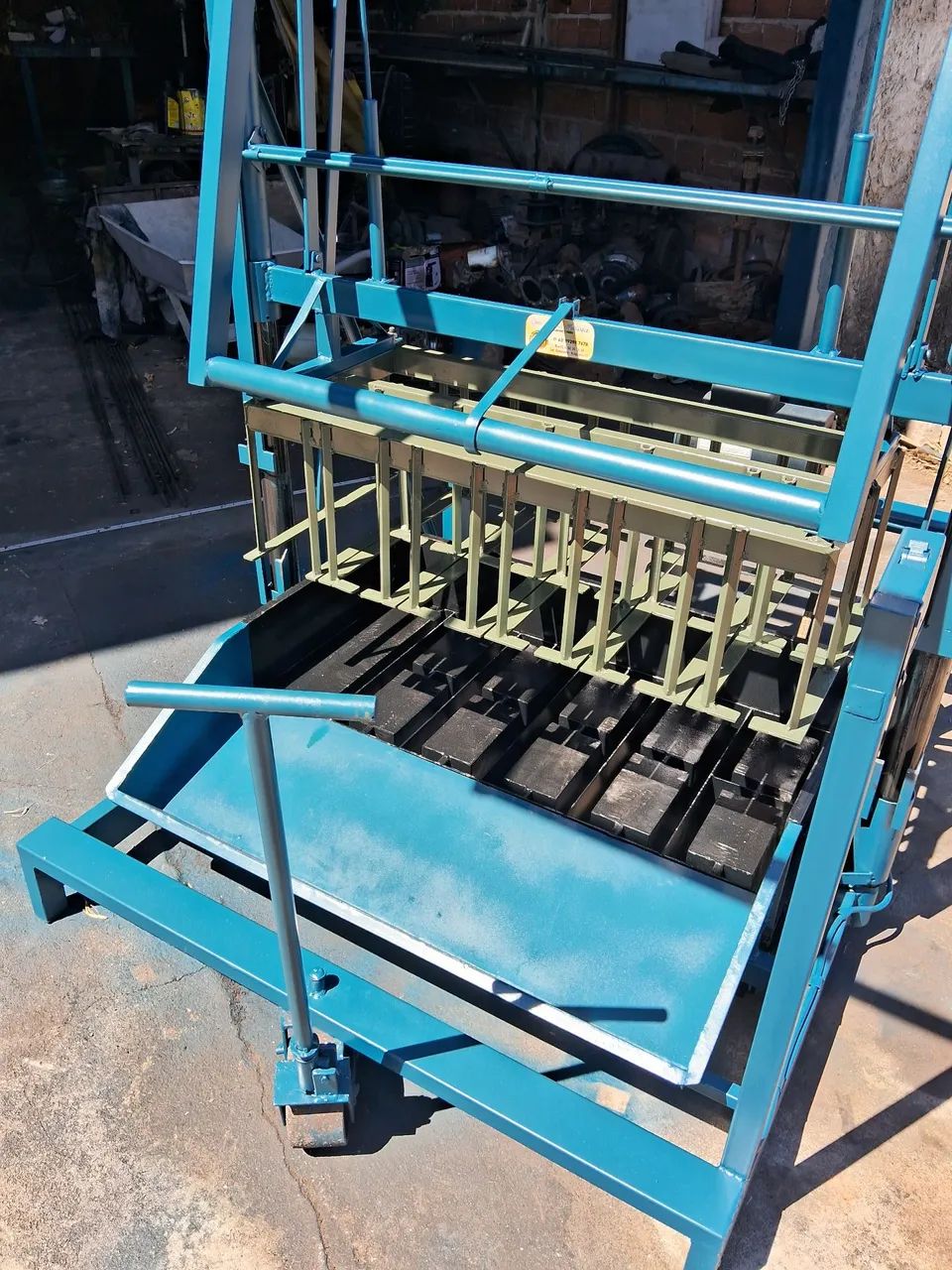 Máquina para Fabricação de Blocos de Concreto