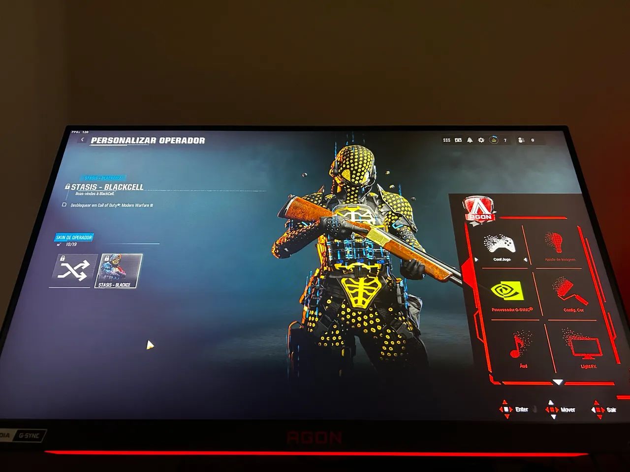 Monitor 360 hz AG24FG usado - Foto 3