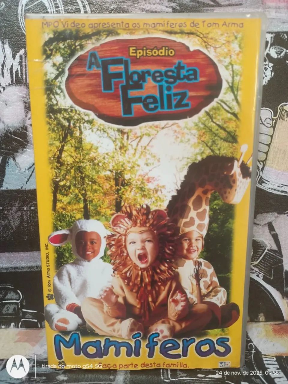 FITA VHS NTSC - A FLORESTA FELIZ- MAMÍFEROS - DVD, Blu-Ray e Vídeo