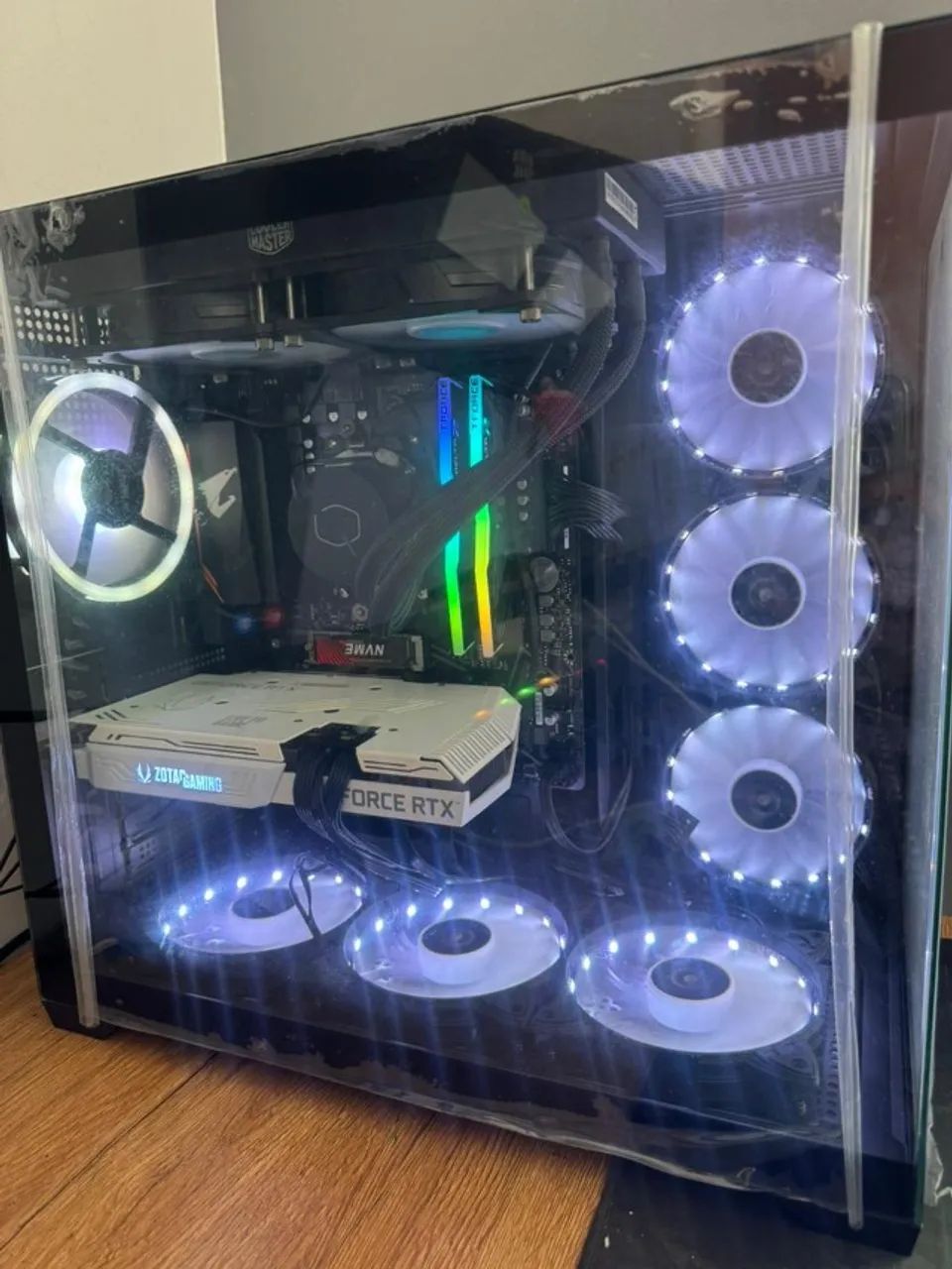 PC GAMER RYZEN 7 5700X - PLACA DE VÍDEO RTX 3060 TI - 1TB DE SSD NVME - 512SSD SATA 3 - Foto 3