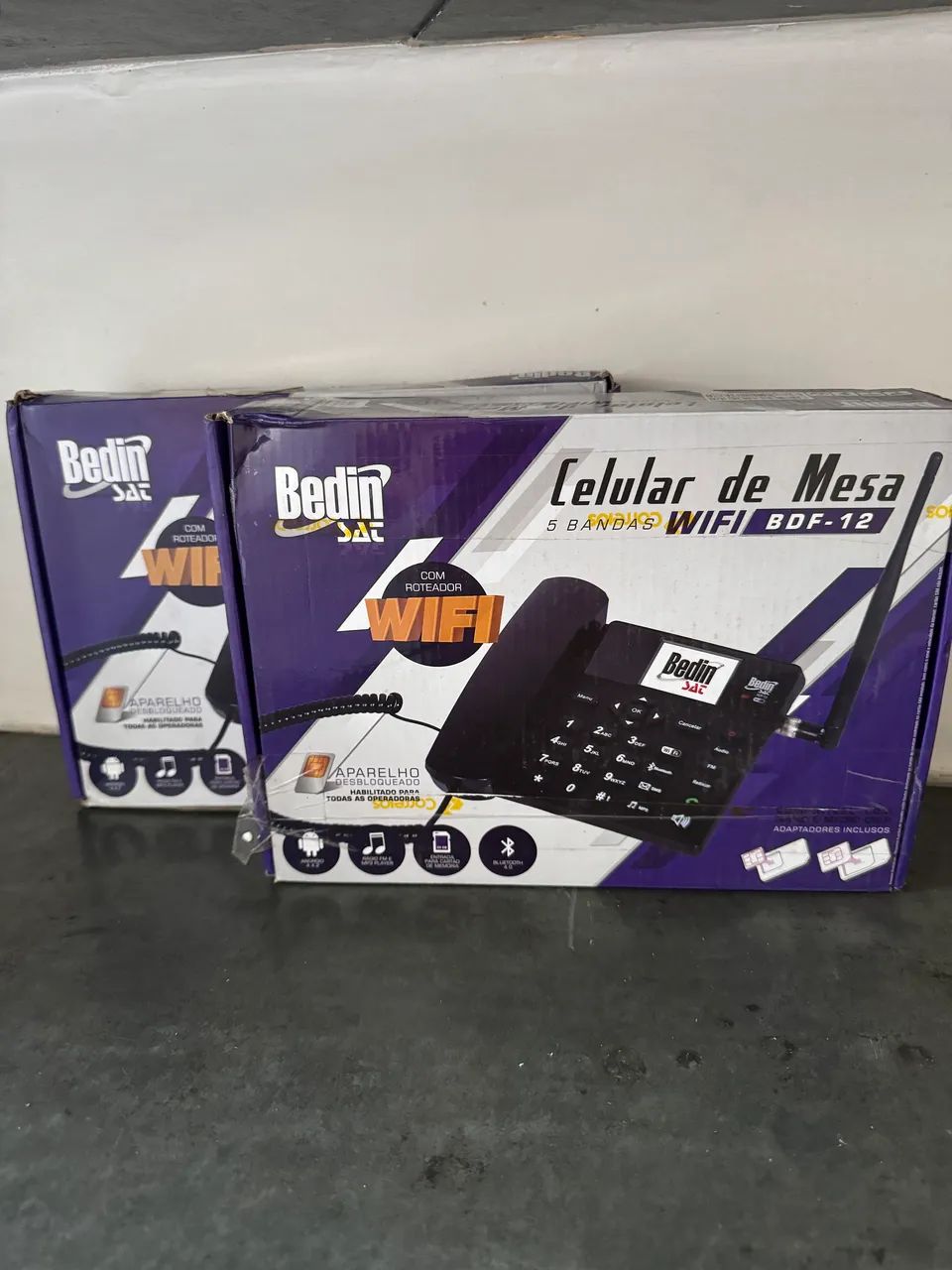 Celular de mesa 5 bandas Wi fi  - Foto 2