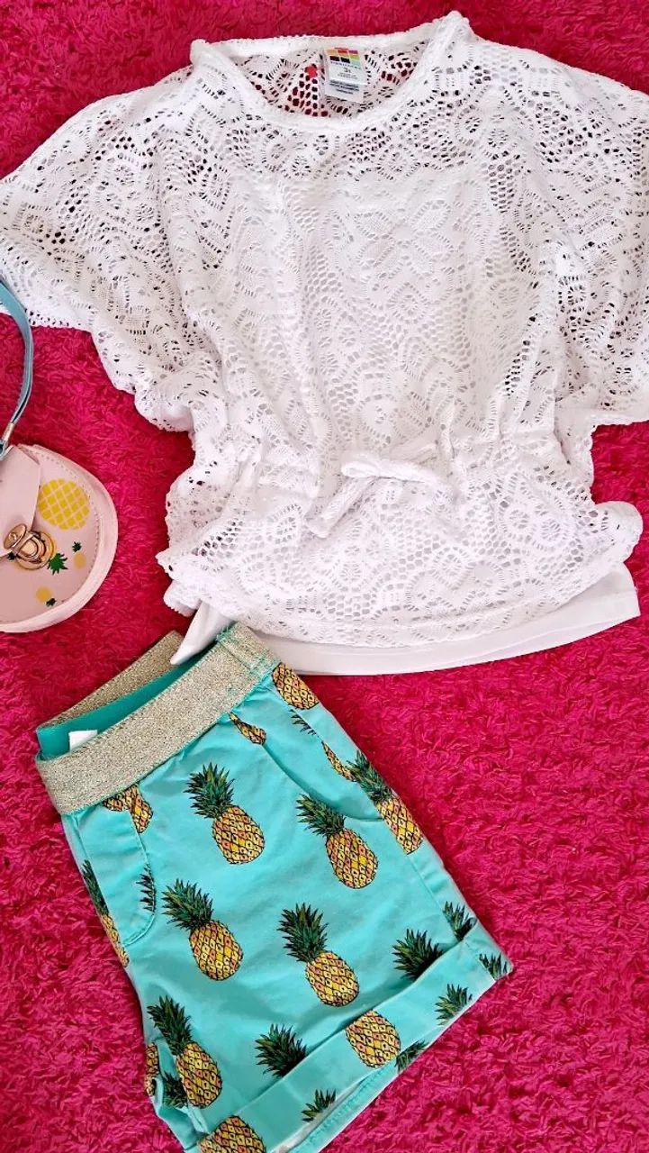 Conjunto infantil  Shorts Gap e Bata renda tam 3 T - Foto 2